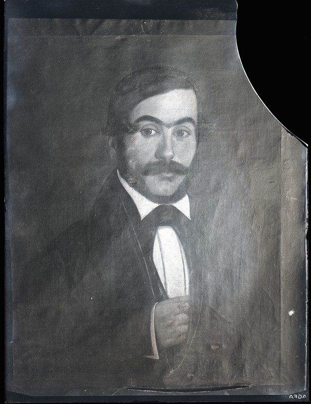 Portret Nicolae Ipătescu - pictură în ulei