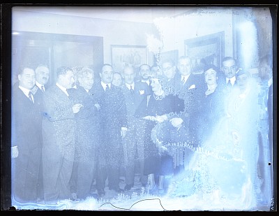 Grup al presei bucureștene la un eveniment