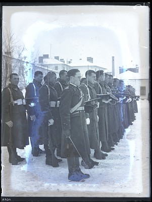 Depunerea jurământului la Școala militară